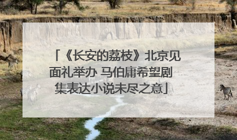 《长安的荔枝》北京见面礼举办 马伯庸希望剧集表达小说未尽之意