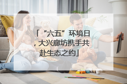 “六五”环境日，大兴廊坊携手共赴生态之约