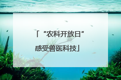 “农科开放日” 感受兽医科技