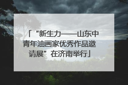 “新生力——山东中青年油画家优秀作品邀请展”在济南举行