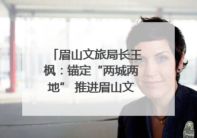 眉山文旅局长王枫：锚定“两城两地” 推进眉山文旅融合高质量发展｜文旅局长说