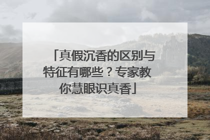 真假沉香的区别与特征有哪些？专家教你慧眼识真香