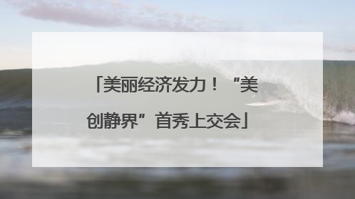 美丽经济发力！“美创静界”首秀上交会