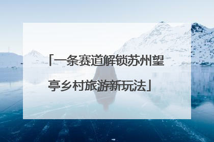 一条赛道解锁苏州望亭乡村旅游新玩法