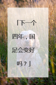 下一个四年，国足会变好吗？