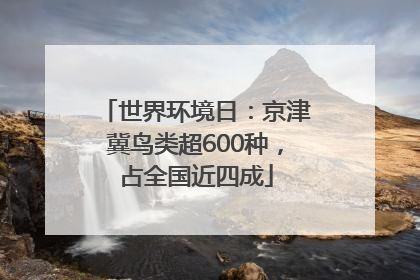 世界环境日：京津冀鸟类超600种，占全国近四成