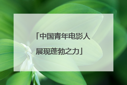 中国青年电影人展现蓬勃之力