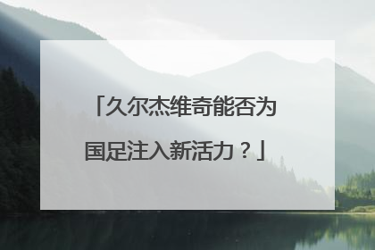 久尔杰维奇能否为国足注入新活力？