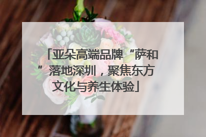亚朵高端品牌“萨和”落地深圳，聚焦东方文化与养生体验