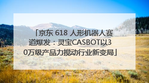 京东 618 人形机器人赛道爆发：灵宝CASBOT以30万级产品力搅动行业新变局