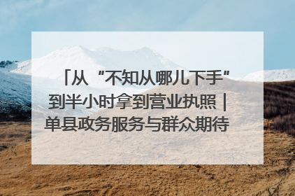 从“不知从哪儿下手”到半小时拿到营业执照｜单县政务服务与群众期待的“双向奔赴”