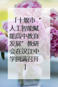 十堰市“人工智能赋能高中教育发展”教研会在汉江中学圆满召开