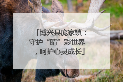 博兴县庞家镇：守护“睛”彩世界，呵护心灵成长