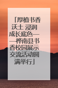 厚植书香沃土 浸润成长底色——桦南县书香校园展示交流活动圆满举行