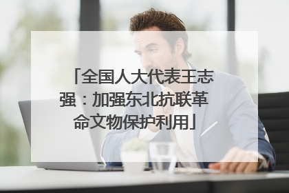 全国人大代表王志强：加强东北抗联革命文物保护利用