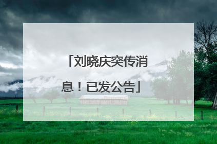 刘晓庆突传消息！已发公告