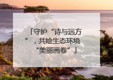 守护“诗与远方”，共绘生态环境“美丽画卷”
