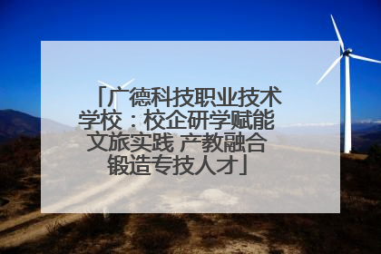 广德科技职业技术学校：校企研学赋能文旅实践 产教融合锻造专技人才