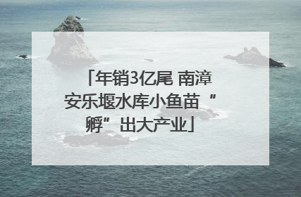 年销3亿尾 南漳安乐堰水库小鱼苗“孵”出大产业