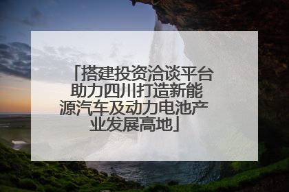 搭建投资洽谈平台 助力四川打造新能源汽车及动力电池产业发展高地