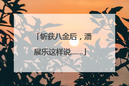 斩获八金后，潘展乐这样说……