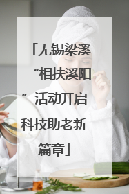 无锡梁溪“相扶溪阳”活动开启科技助老新篇章