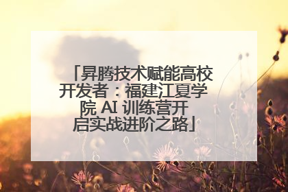 昇腾技术赋能高校开发者：福建江夏学院 AI 训练营开启实战进阶之路