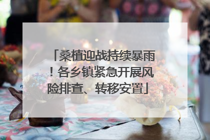 桑植迎战持续暴雨！各乡镇紧急开展风险排查、转移安置