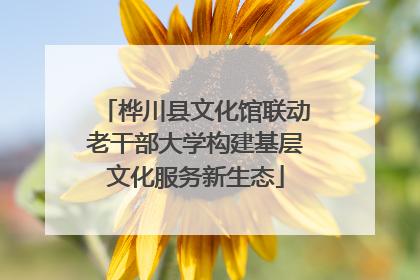桦川县文化馆联动老干部大学构建基层文化服务新生态