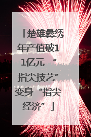 楚雄彝绣年产值破11亿元 “指尖技艺”变身“指尖经济”