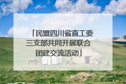 民盟四川省直工委三支部共同开展联合团建交流活动