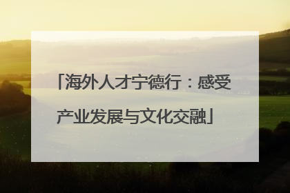 海外人才宁德行：感受产业发展与文化交融