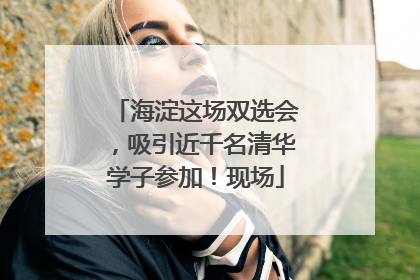 海淀这场双选会，吸引近千名清华学子参加！现场
