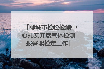 聊城市检验检测中心扎实开展气体检测报警器检定工作