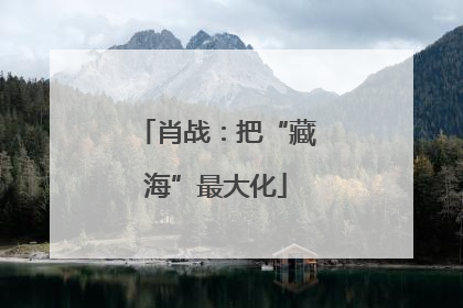 肖战：把“藏海”最大化