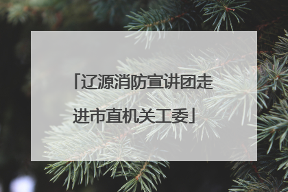 辽源消防宣讲团走进市直机关工委