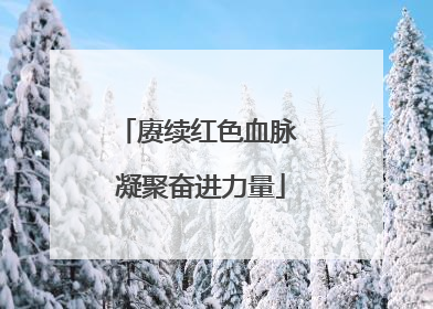 赓续红色血脉 凝聚奋进力量