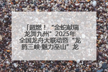 超燃！“金蛇献瑞 龙舞九州”2025年全国龙舟大联动暨“龙腾三峡·魅力巫山”龙舟邀请赛圆满落幕！