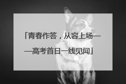 青春作答，从容上场——高考首日一线见闻