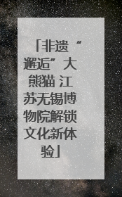 非遗“邂逅”大熊猫 江苏无锡博物院解锁文化新体验