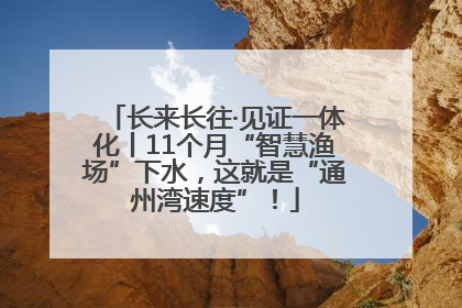 长来长往·见证一体化丨11个月“智慧渔场”下水，这就是“通州湾速度”！
