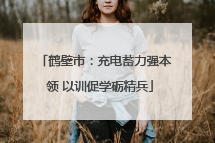 鹤壁市：充电蓄力强本领 以训促学砺精兵