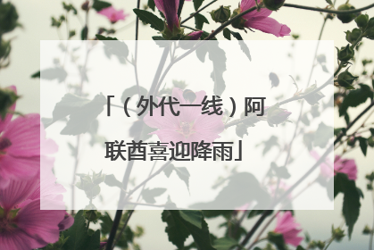 （外代一线）阿联酋喜迎降雨