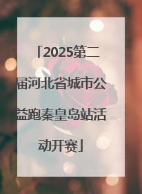 2025第二届河北省城市公益跑秦皇岛站活动开赛