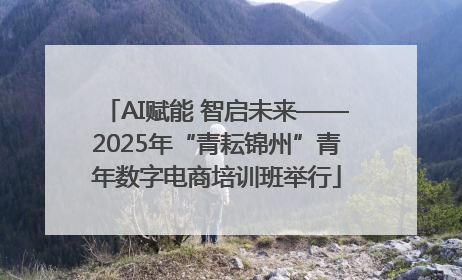 AI赋能 智启未来——2025年“青耘锦州”青年数字电商培训班举行
